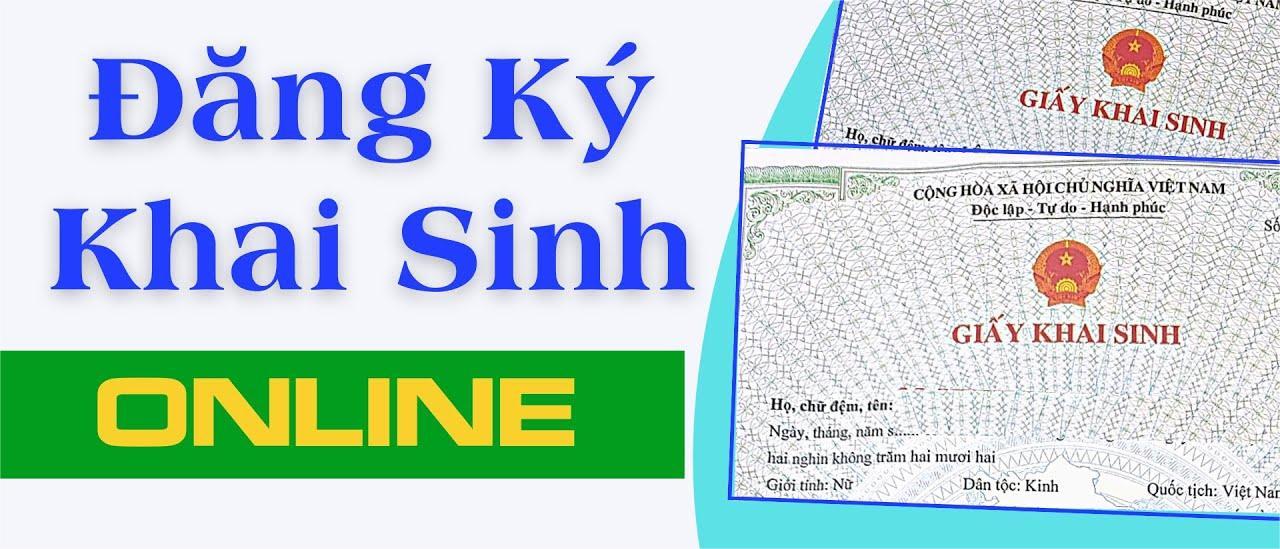 Đăng ký khai sinh trực tuyến